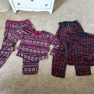 Women’s small fleece pajama sets